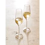 Champagnerglas Sternschliff (2er-Set) Kristallglas - Transparent