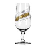 Bicchiere da birra #3 Brauchzeit (2) Cristallo - Oro / Nero