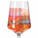 Aperitifglas #10 Sommerrausch Kristallglas - Orange / Lila