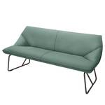 Diningsofa Cushion II Webstoff / Metall - Mintgrün - Breite: 184 cm