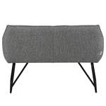 Banquette Cushion III Chenille / Métal - Gris - Largeur : 134 cm