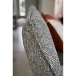 Banquette Cushion III Chenille / Métal - Gris - Largeur : 134 cm