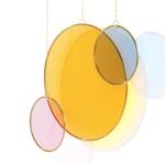 Oggetto decorativo Dima (3) Vetro / Acciaio - Multicolore