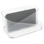 Badkamer-organizer Glam polypropyleen/silicone - transparant