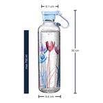 Trinkflasche In Giro II Kristallglas - Hellblau