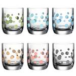 Verres Daily I (lot de 6) Verre cristallin - Multicolore