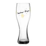 Bicchiere da birra Presente Miglior papà Cristallo - Multicolore
