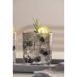 Verres Capri (lot de 4) Verre cristallin - Gris - Capacité : 0.25 L