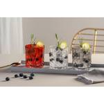 Drinkglas Capri (set van 4) kristalglas - Grijs - Capaciteit: 0.25 L