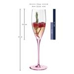 Champagneglas Poesia (set van 6) kristalglas - Roze