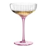 Champagnecoupe Poesia (set van 6) kristalglas - Roze