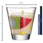 Drinkglas Bambini Raket (set van 6) kristalglas - meerdere kleuren