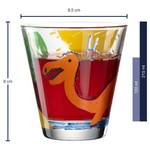 Bicchiere Bambini Dinosauro (6) Cristallo - Multicolore