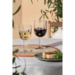 Verres à vin blanc Fiori (lot de 4) Verre cristallin - Multicolore