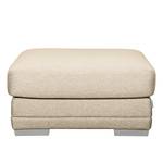 Gestoffeerde hocker Penpont Platweefsel Kaja: Beige