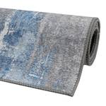 Kurzflorteppich Punto Polyester - Creme / Blau - 120 x 170 cm