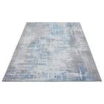 Kurzflorteppich Punto Polyester - Creme / Blau - 155 x 230 cm
