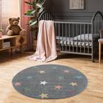 Tapis enfant Fame II Polypropylène - Gris argenté - Diamètre : 160 cm