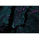 Vlies-fotobehang Manhattan premium vlies - meerdere kleuren - 200 x 140 cm