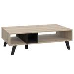 Salontafel Pesaro Artisan eikenhouten look/zwart