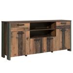 Dressoir Ravenswood I oudhouten look/antracietkleurig