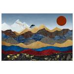 Afbeelding Heart of the Mountains canvas - meerdere kleuren