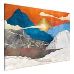 Quadro Mountain Idyll Tela - Multicolore - 120 x 80 cm