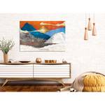 Tableau déco Mountain Idyll Toile - Multicolore - 120 x 80 cm