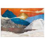 Afbeelding Mountain Idyll canvas - meerdere kleuren - 120 x 80 cm