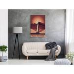 Afbeelding Space Flight canvas - rood
