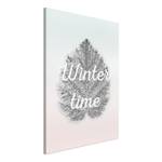 Tableau déco Winter Time Toile - Multicolore