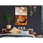 Afbeelding Rustic Landscape canvas - oranje