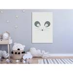 Quadro Curious Mouse Tela - Grigio