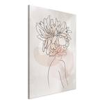 Tableau déco Sophies Flowers Toile - Gris