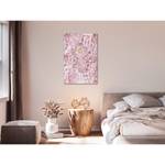 Afbeelding Flowers in the Morning canvas - roze