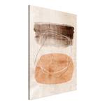 Afbeelding Vibrating Figures canvas - beige