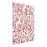 Tableau déco Flowers From the Garden Toile - Rose - 40 x 60 cm