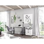 Caisson de bureau Shutter Imitation pin blanc