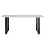 Table Shutter Imitation pin blanc