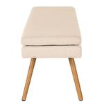 Zitbank NICHOLAS Geweven stof Stefka: Beige