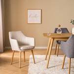 Sedia con braccioli NICHOLAS Tessuto Stefka: beige - 1 sedia