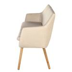 Keukenbank NICHOLAS Geweven stof Stefka: Beige