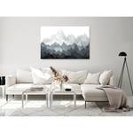 Quadro Dignified Rhythm of Nature Tela - Nero / Bianco - 120 x 80 cm