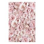 Wandbild Flowers From the Garden Leinwand - Pink - 60 x 90 cm