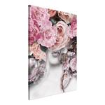 Wandbild Give Me Kiss Leinwand - Pink - 80 x 120 cm