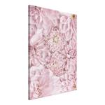 Wandbild Flowers in the Morning Leinwand - Pink - 60 x 90 cm