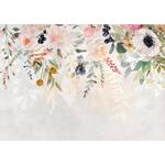 Papier peint intissé Spring Flowers Papier peint en intissé premium - Gris - Largeur : 250 cm