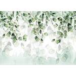 Vlies-fotobehang Leaves Lightness premium vlies - groen - Breedte: 100 cm