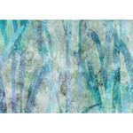 Papier peint intissé Liquid Nature Papier peint en intissé premium - Bleu - Largeur : 200 cm