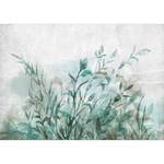 Vlies-fotobehang Watercolor Nature premium vlies - grijs - Breedte: 100 cm